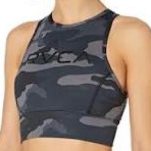 NWT RVCA longline sports bra size M camo